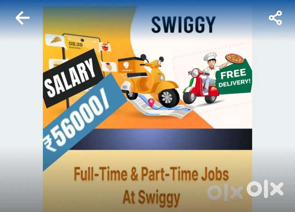 Free joining Delivery job