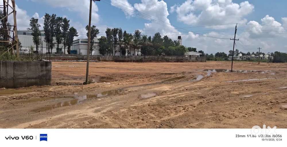 On road plots in Hosur
