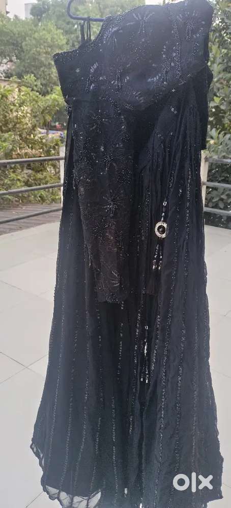 Black lehenga set