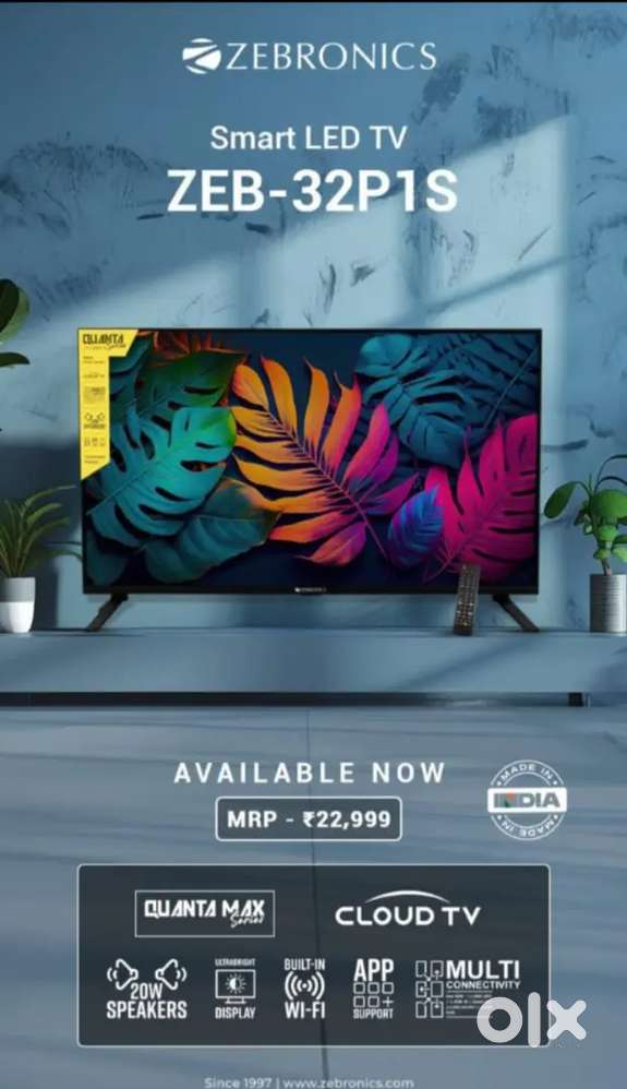 New seal pack 1 year wrty Smart tv