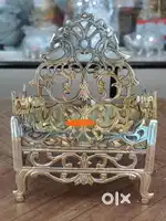 Premium Fine Pure Brass Detachable 7.5 Inches Mandasana/Simhasan