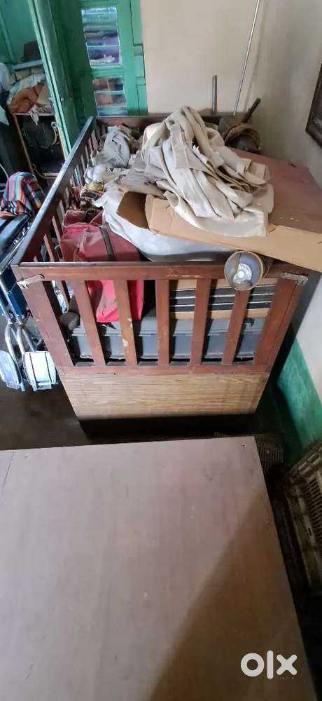 Pure Teak Wood Cot for Babies and kids