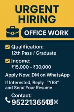 Hiring for office work