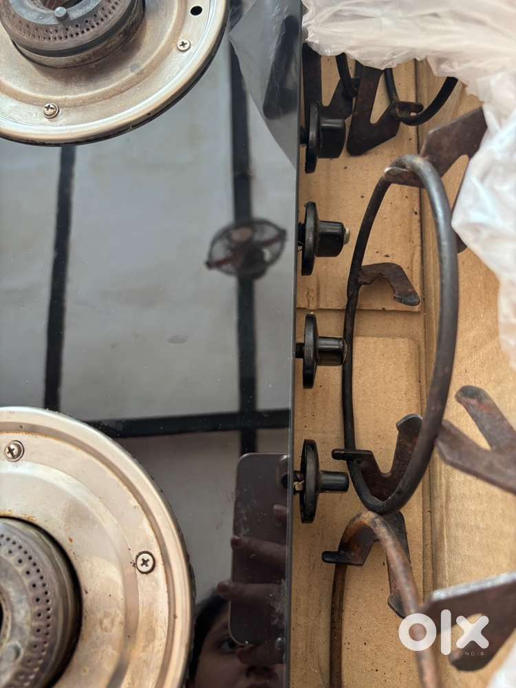 Gas stove glass finish