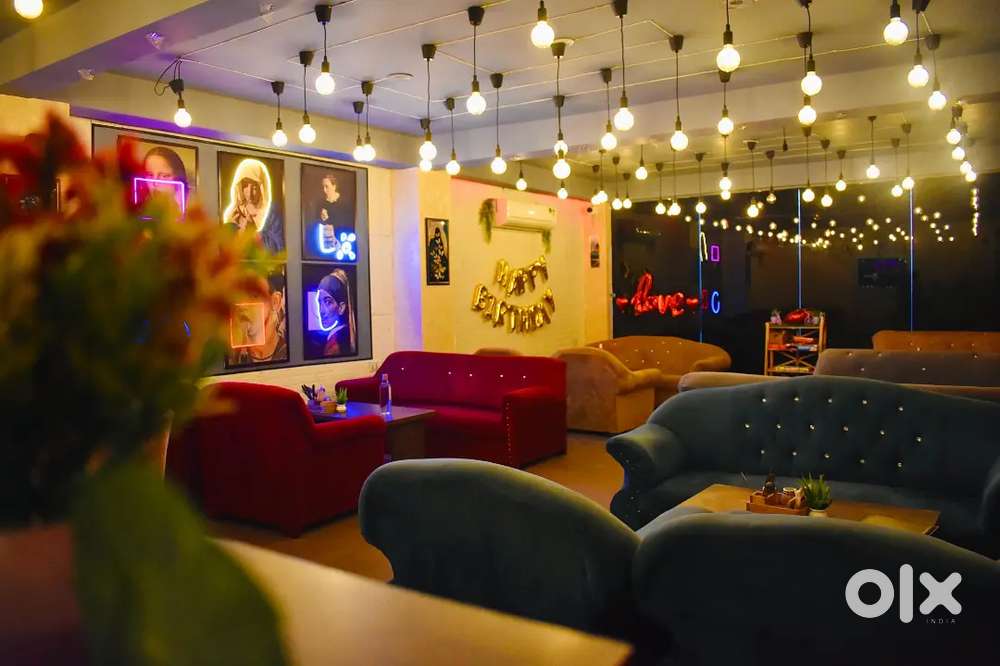 Cafe space for rent and setup for sale