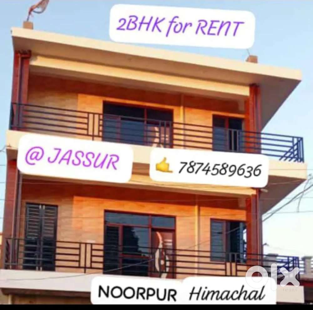 2BHK independnt Flat available for RENT @JASSUR tehsil Nurpur Himachal