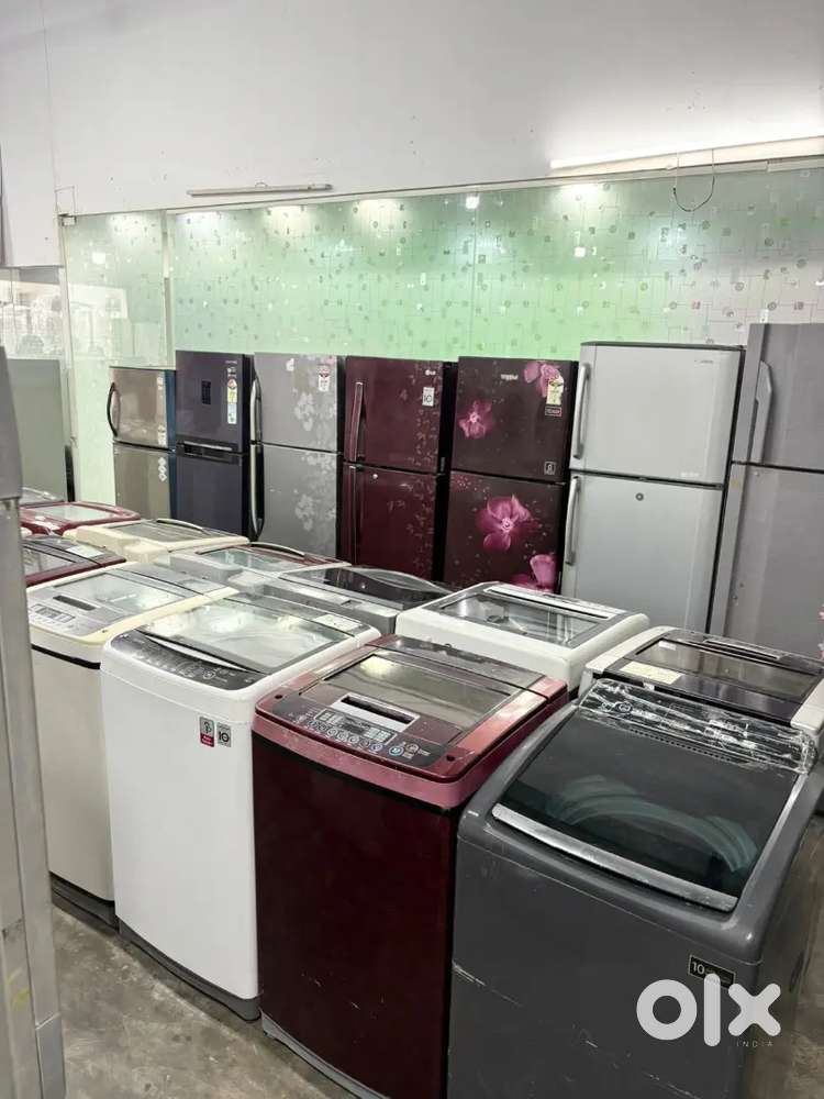 Excellent condition fridge and washing machine with best price