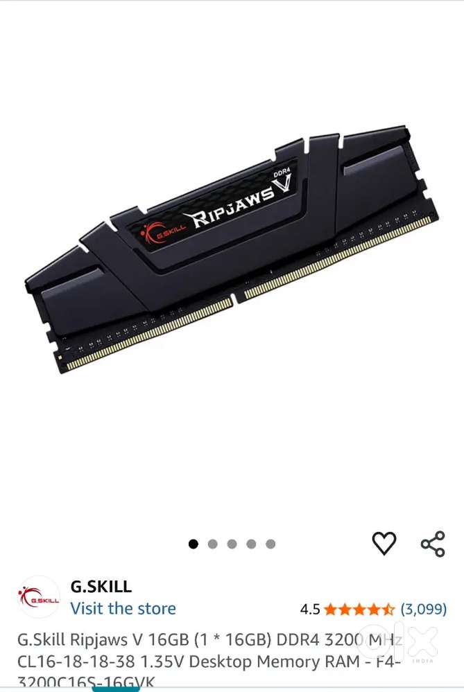Brand New G.Skill Ripjaws 32GB RAM kit (16GB X 2)