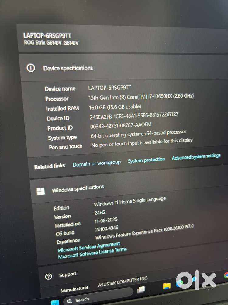 Asus rog strix g16