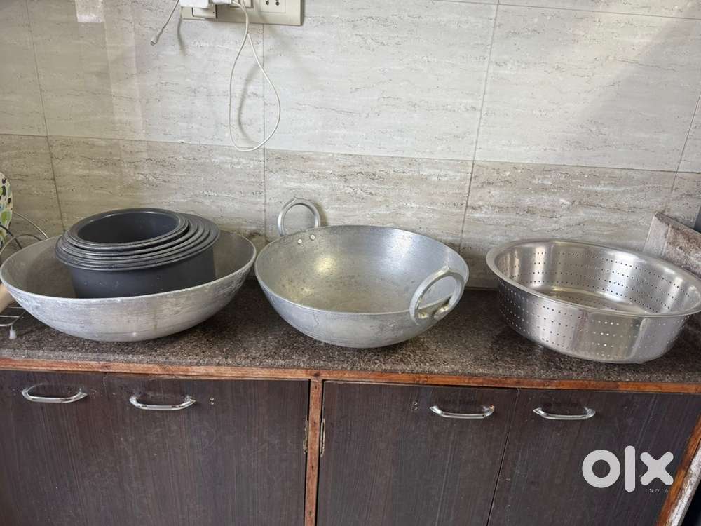 HARD ANODISED BLACK TOP SET & HEAVY KADAIS