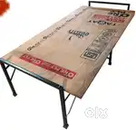Folding ply bed(iron frame).