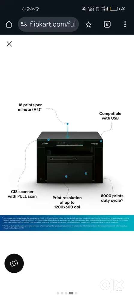 MF3010 PRINTER ONLY 3K