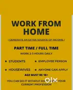 WORK FROM HOME FOR STUDENTS HOUSEWIFE AND JOB PERSON