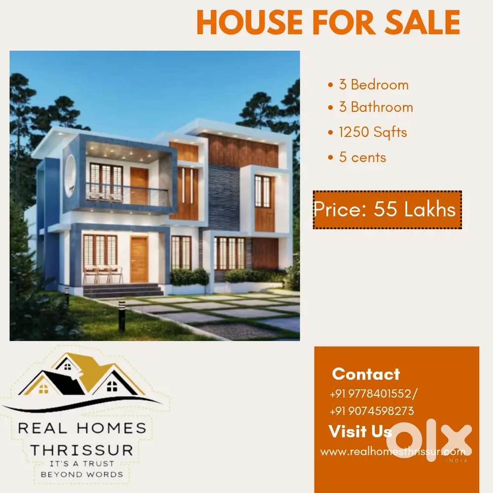 House For Sale in Thaikkattussery( Thrissur)