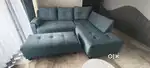 5 seater L sofa with center table