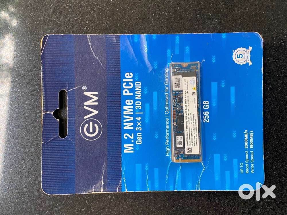 EVM M.2 NVMe PCIe SSD (256GB) — a solid-state drive