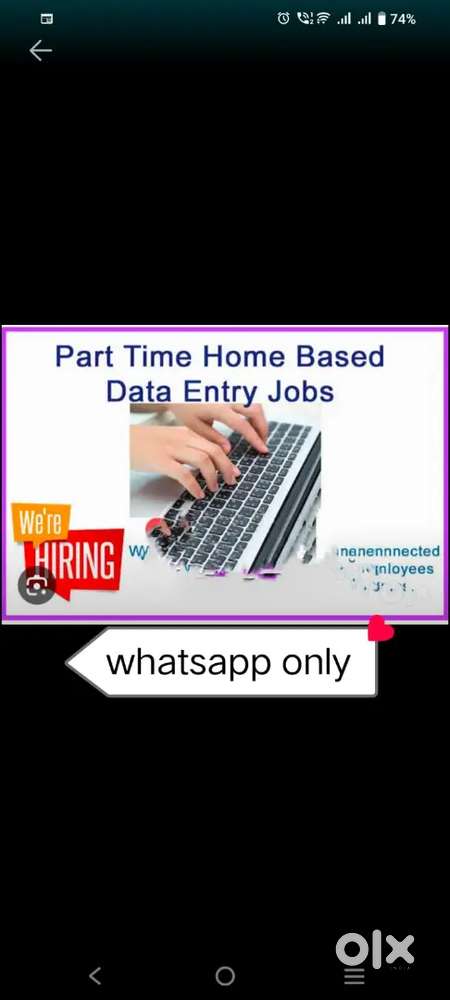 Typing work available