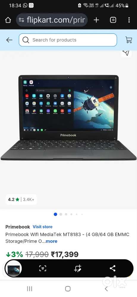 Primebook in excellent condition Battery drain quickly bakinsab ok