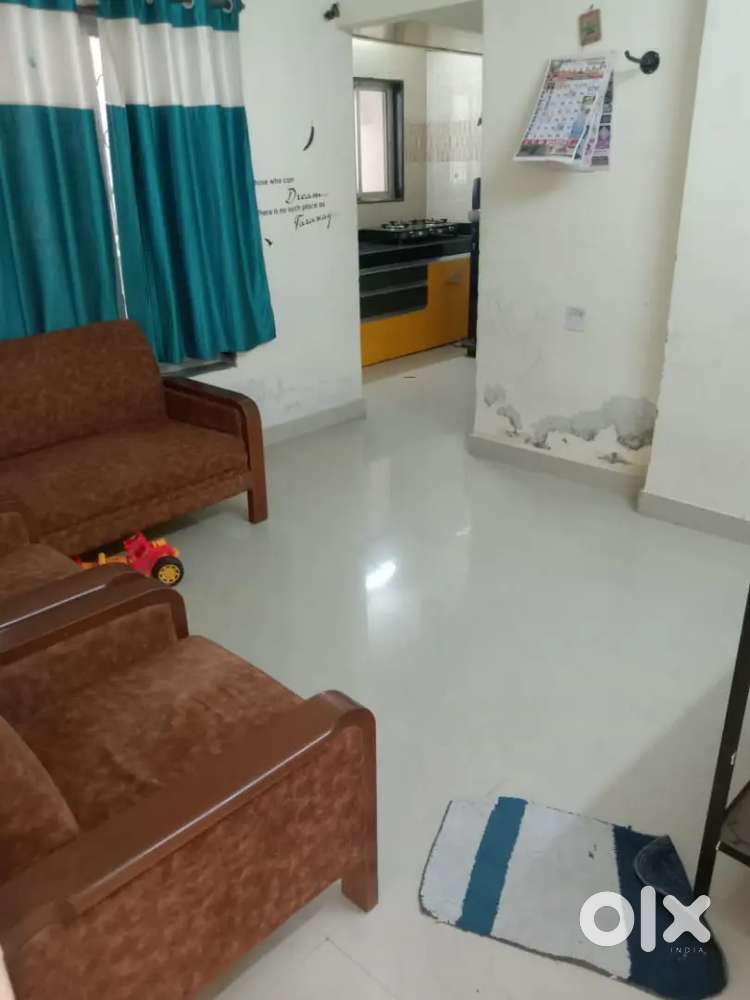 1bhk furnished flat available for rent near by station