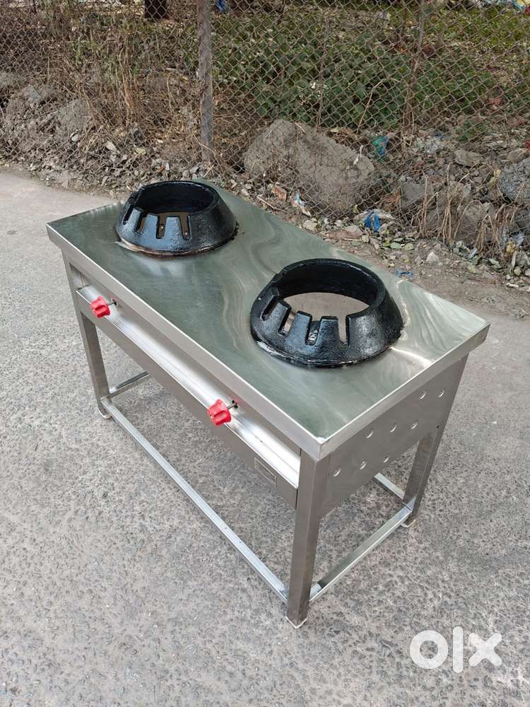 Stainless steel 2-Burnal stove(CHINESE)