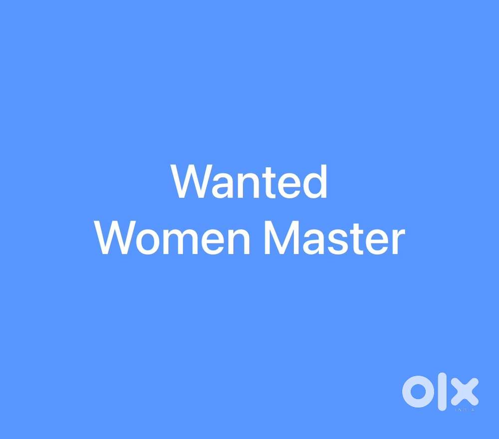 Wanted – Women Master for Juice & Snacks Shop
