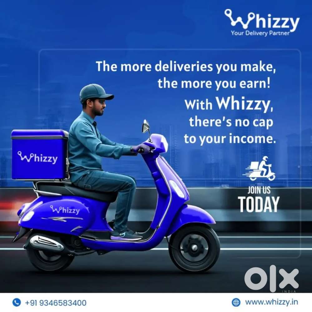 We are looking for Delivery Partner All over Kolkata & Howrah