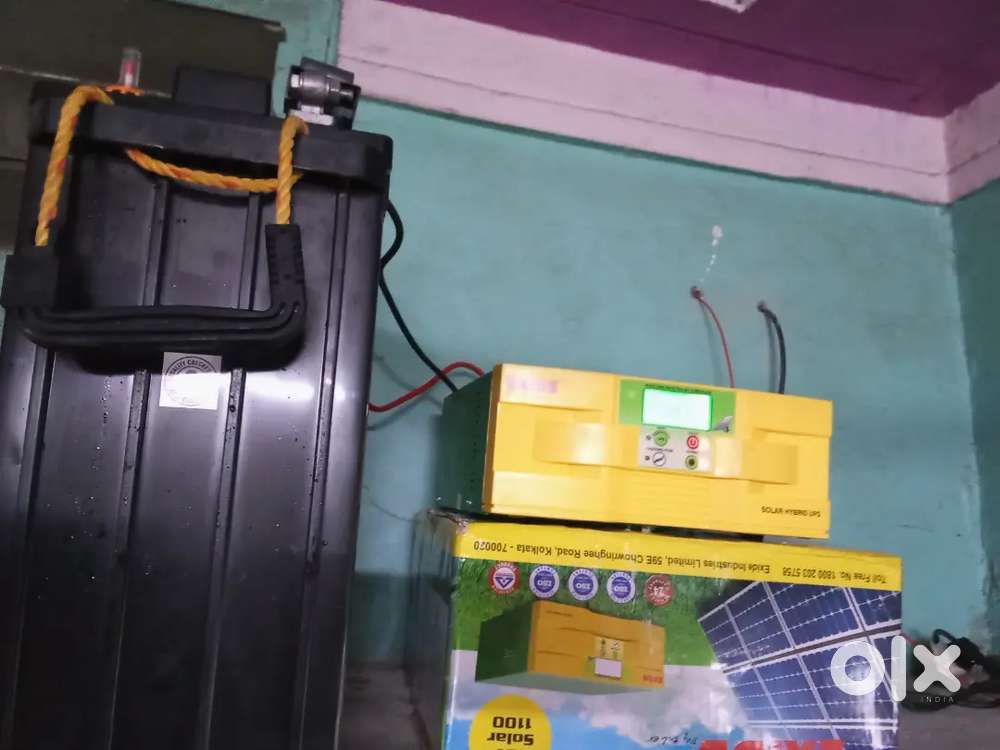 Solar home ups system for home