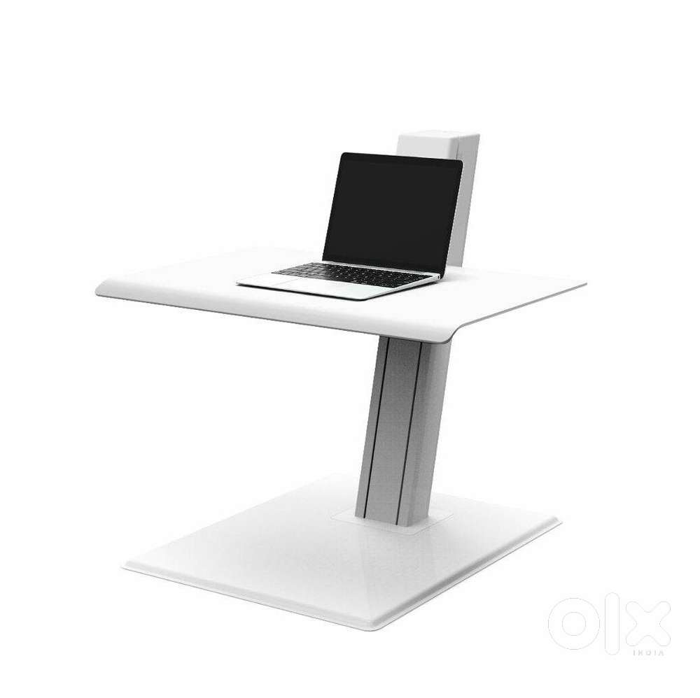Sit to Stand Laptop / Computer Table Desk with monitor