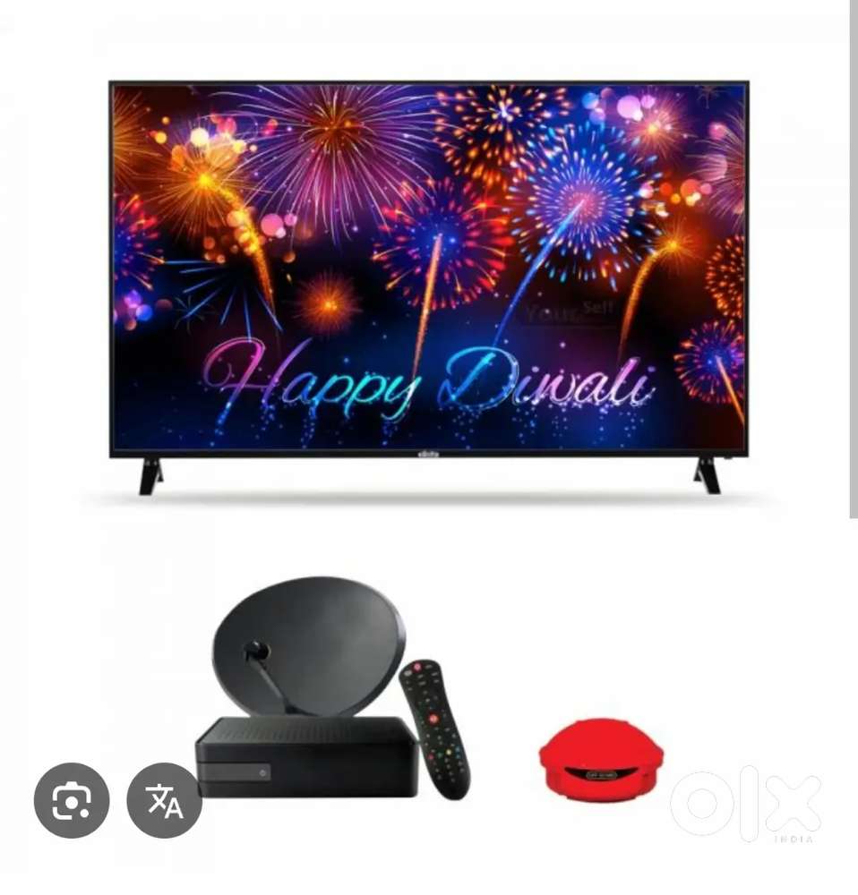 Led tv with dth box and antena