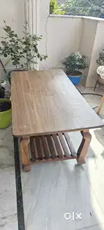 Folding Bed + wooden Table