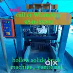 Solid hollow brick machine