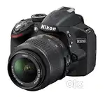 Nikon Dslr With 3 Lens
