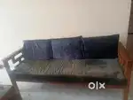 Wooden sofa three searter