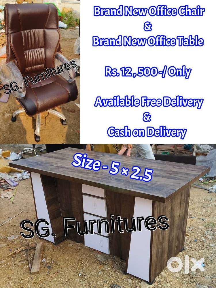 Office Chair & Office Table Combo Offer ( Model no - 105 )