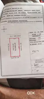It is an 200 sq yard plot in Kolanpaka aleru yadhadri