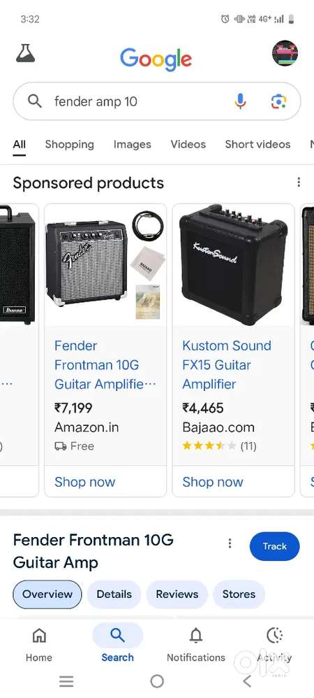 Fender amp frontman 10 wat