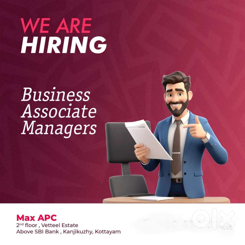A Leading Bank in Kottayam require staffs in various positions.