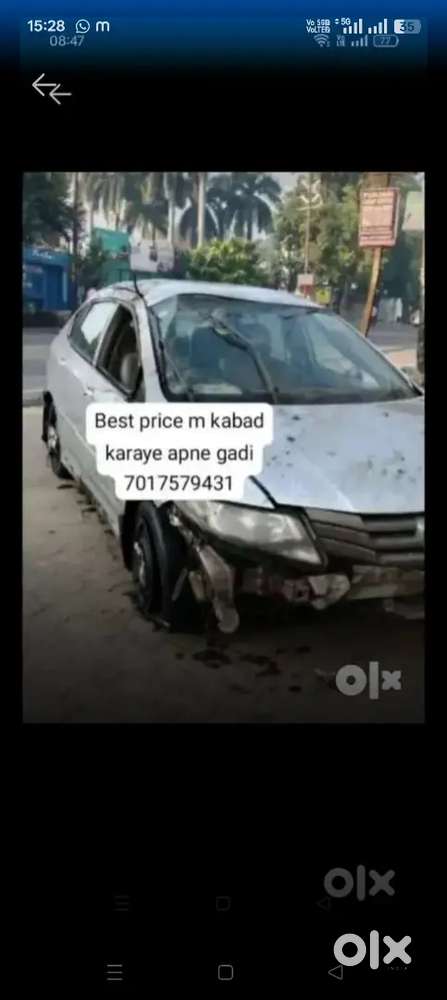 Scrap car hum 15 sal purane gadi kabad m.late