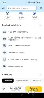 Realme p3 brand new condition only 3 months old