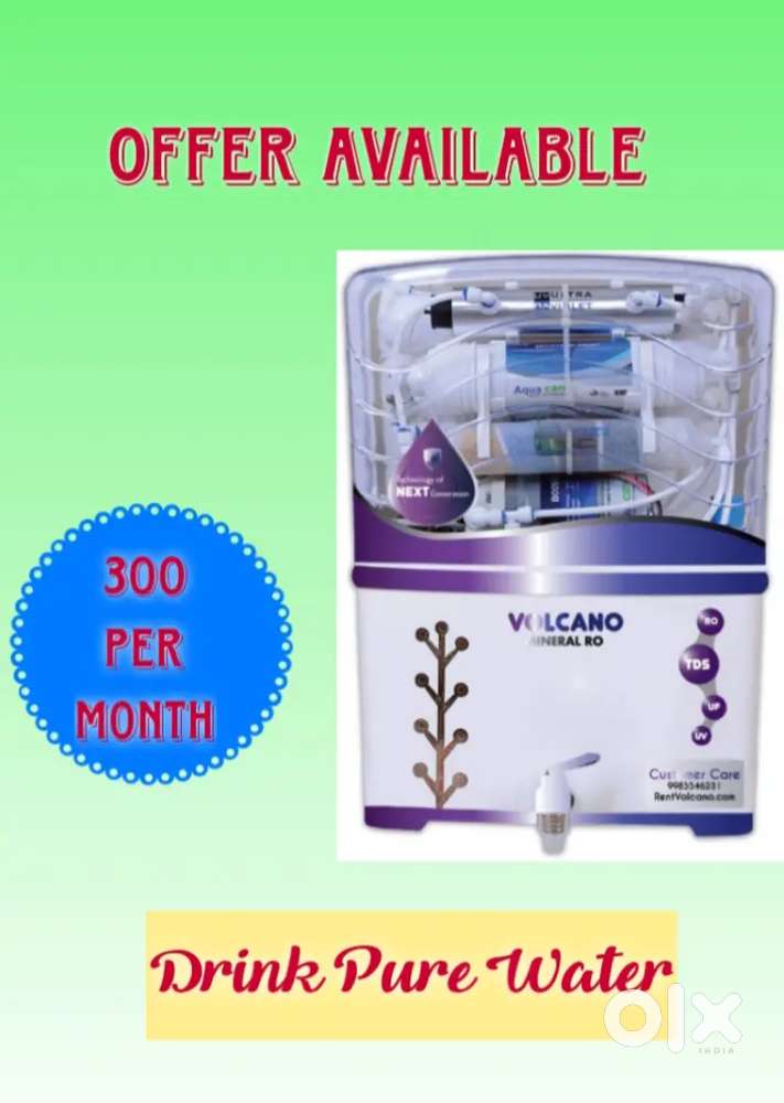 Water Purifier On Rent