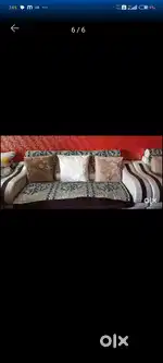 Sofa white or brown colour