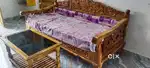 Sofa set & tea poy