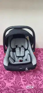 R for Rabbit Picaboo Baby Carry Cot (Grey Black)
