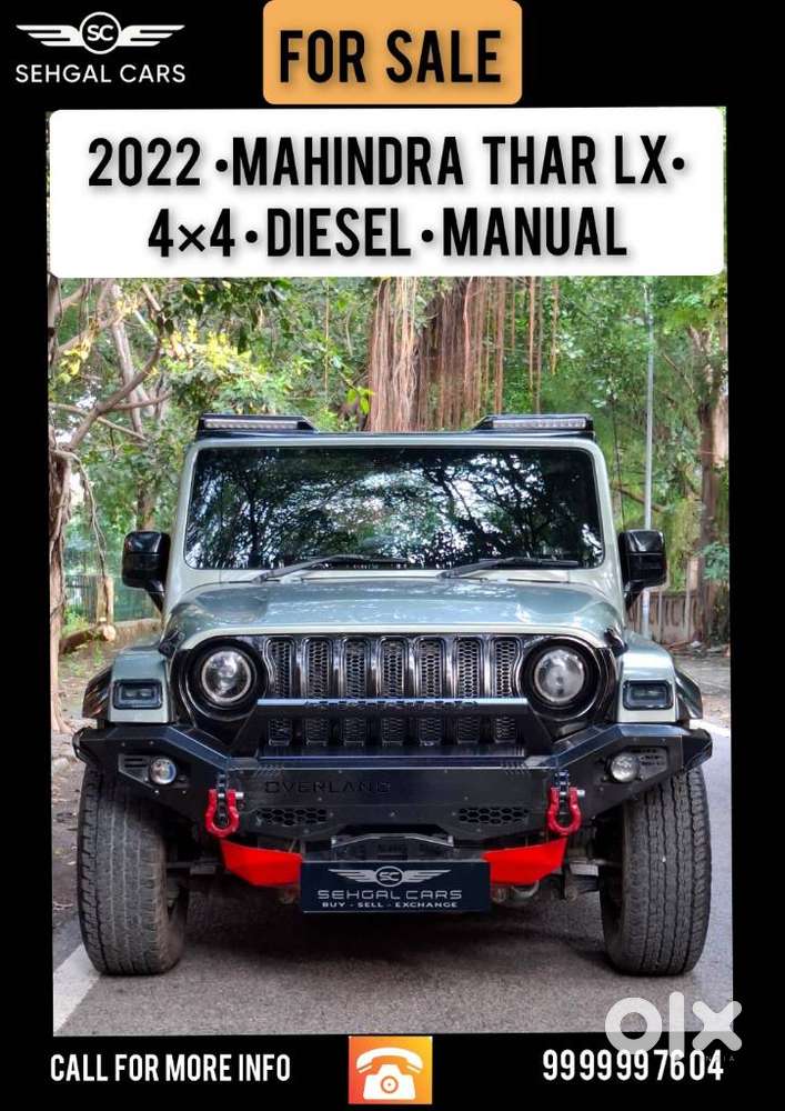 Mahindra Thar LX Hard Top Diesel MT 4WD, 2022, Diesel