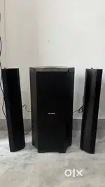 Philips Home Theatre System with Soundbar by Speakers (Negotiable)