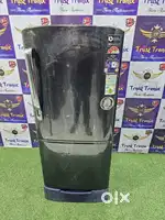 Samsung black colour single door fridge in mint condition with warran