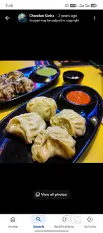 Momos selling in marine drive