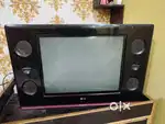 LG Flat TV Good Condition with DVD Player