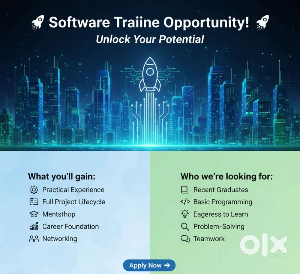 We need Software Engginer Intern Passout Job