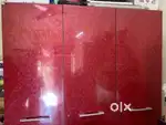 Godrej 3-Door Almirah (Red) – For Sale